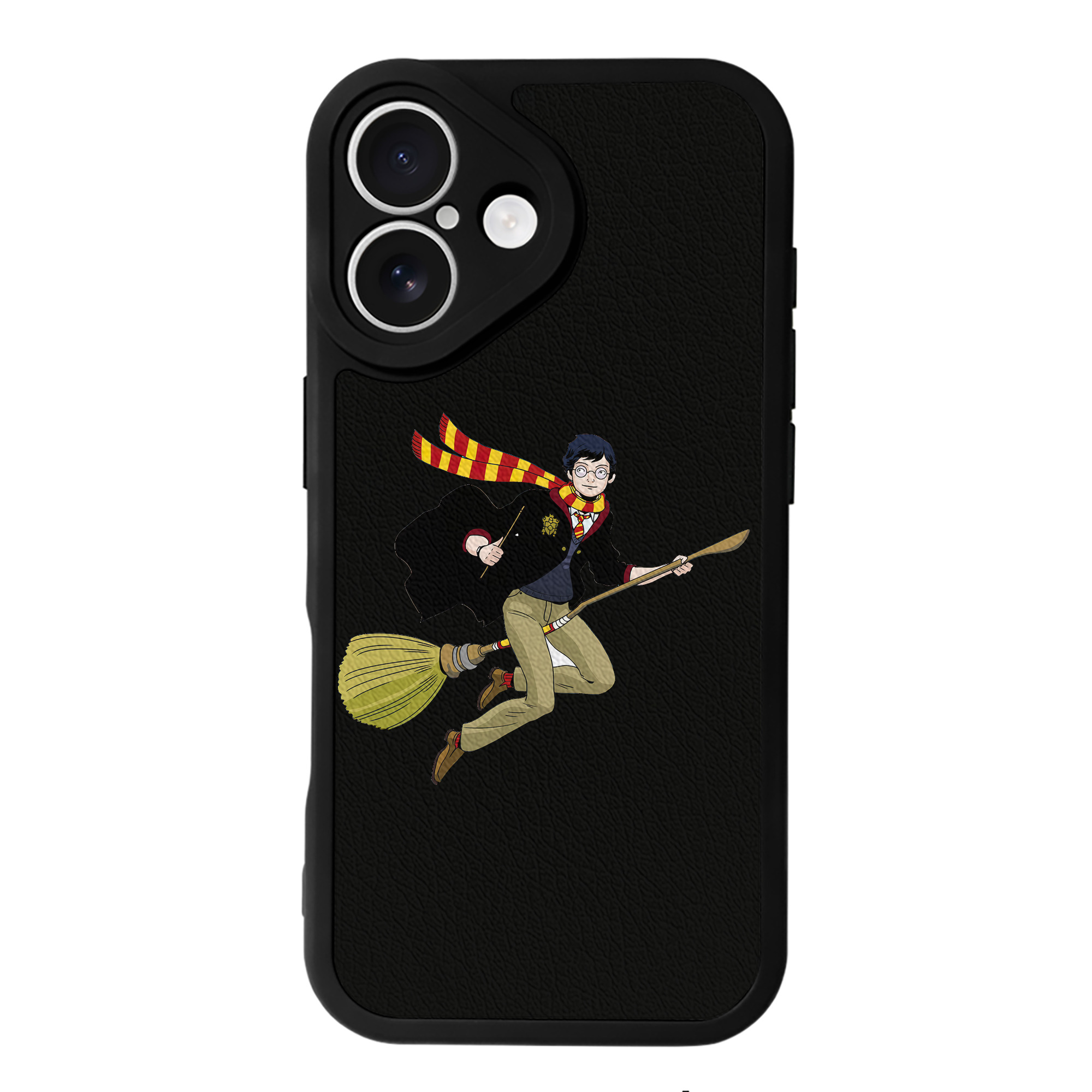 （画像用） Harry Potter ハリー・ポッターシリーズ 【iPhone 16シリーズ対応】シリコンスマホケース（レザー調） 材質：シリコン